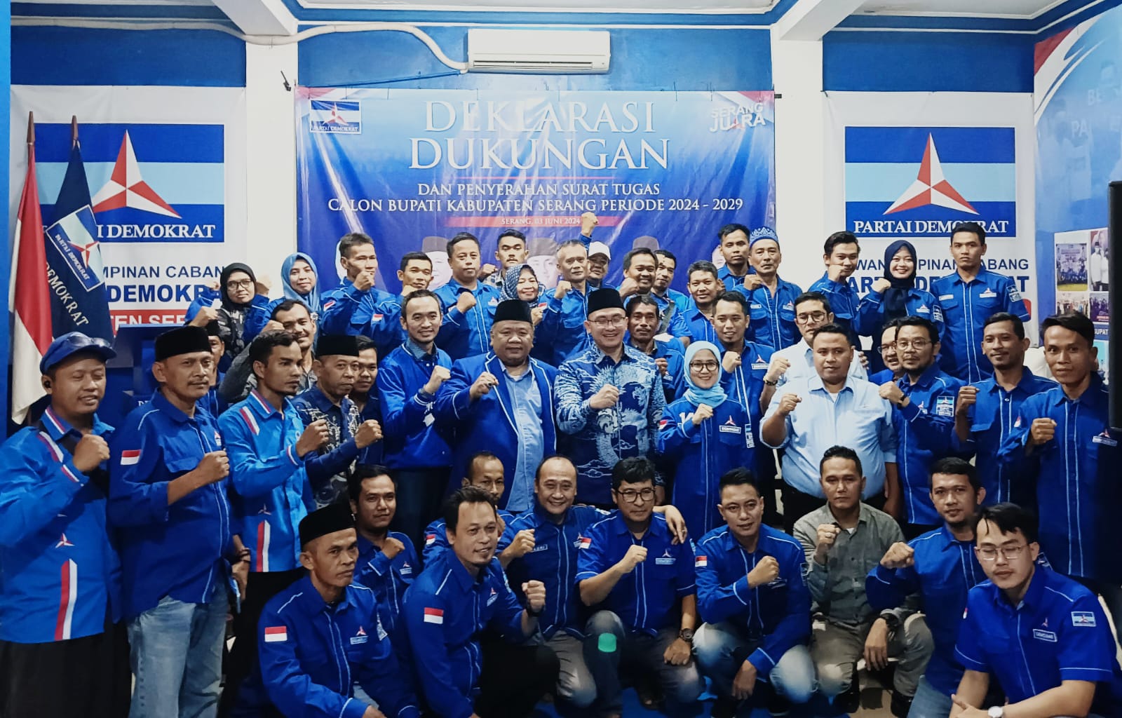 Andhika Hazrumy Resmi Mendapatkan Dukungan dan Surat Tugas dari Partai Demokrat