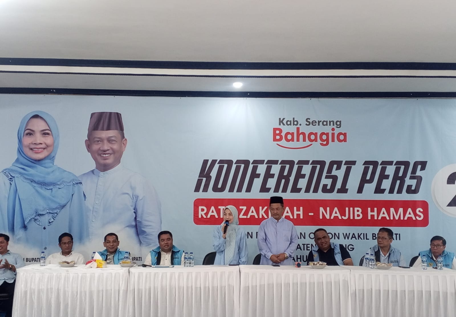 Deklarasi Kemenangan, Ratu Zakiyah Sebut Masyarakat Kabupaten Serang Ingin Perubahan