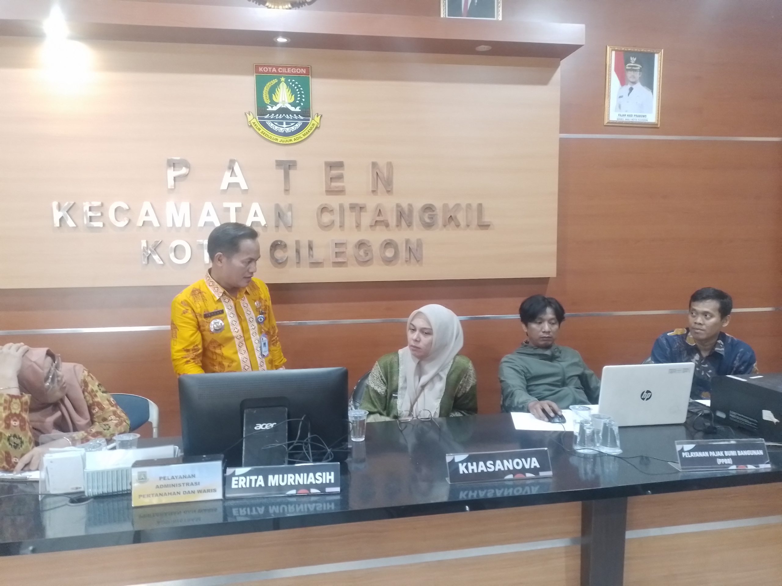Kantor Kecamatan Citangkil, Jadi Pelopor Alternatif Tempat Pemutihan Pajak Kendaraan Bermotor