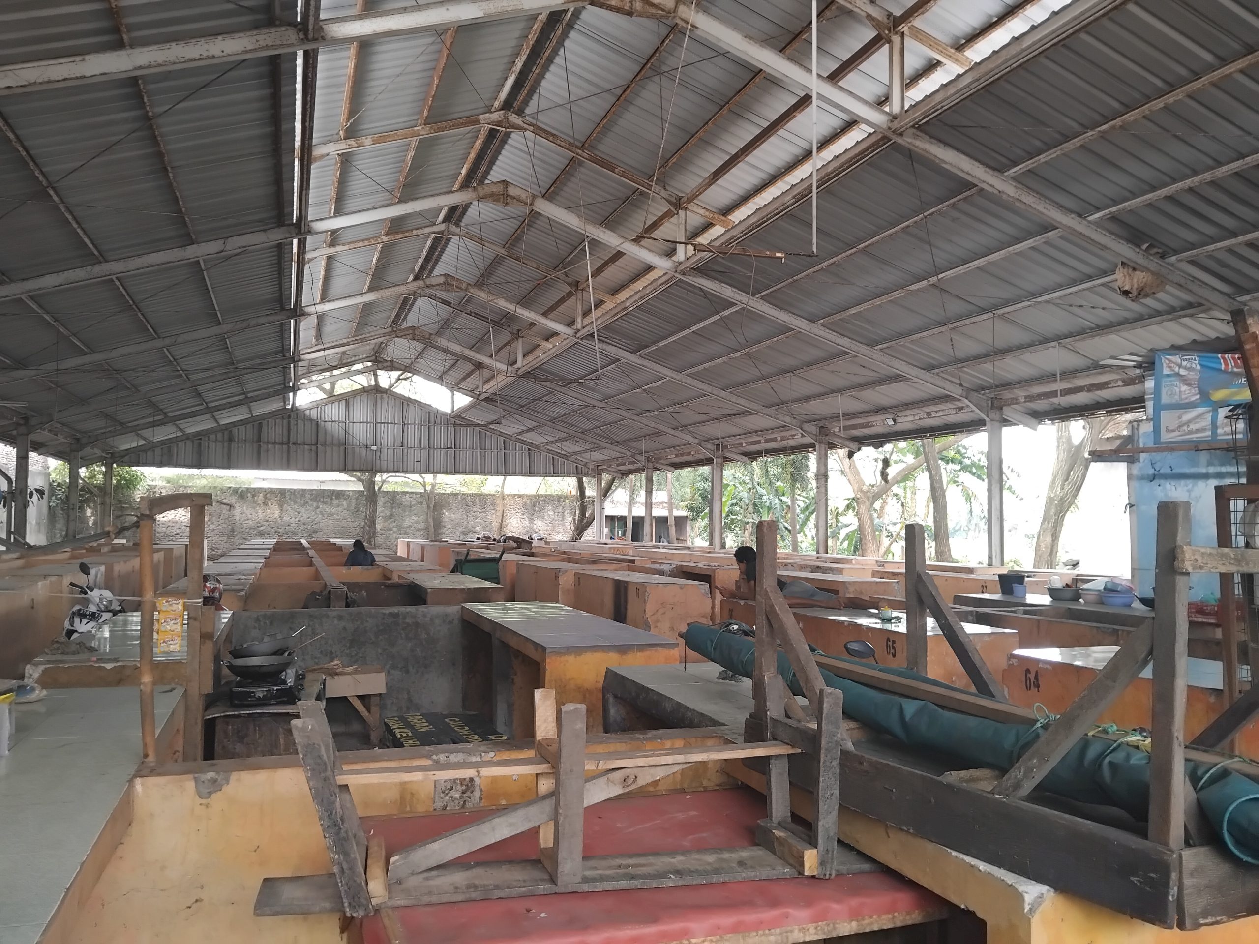 Pasca Penertiban, Pedagang Kranggot Pilih Libur Dagang, Los Hanggar Sepi