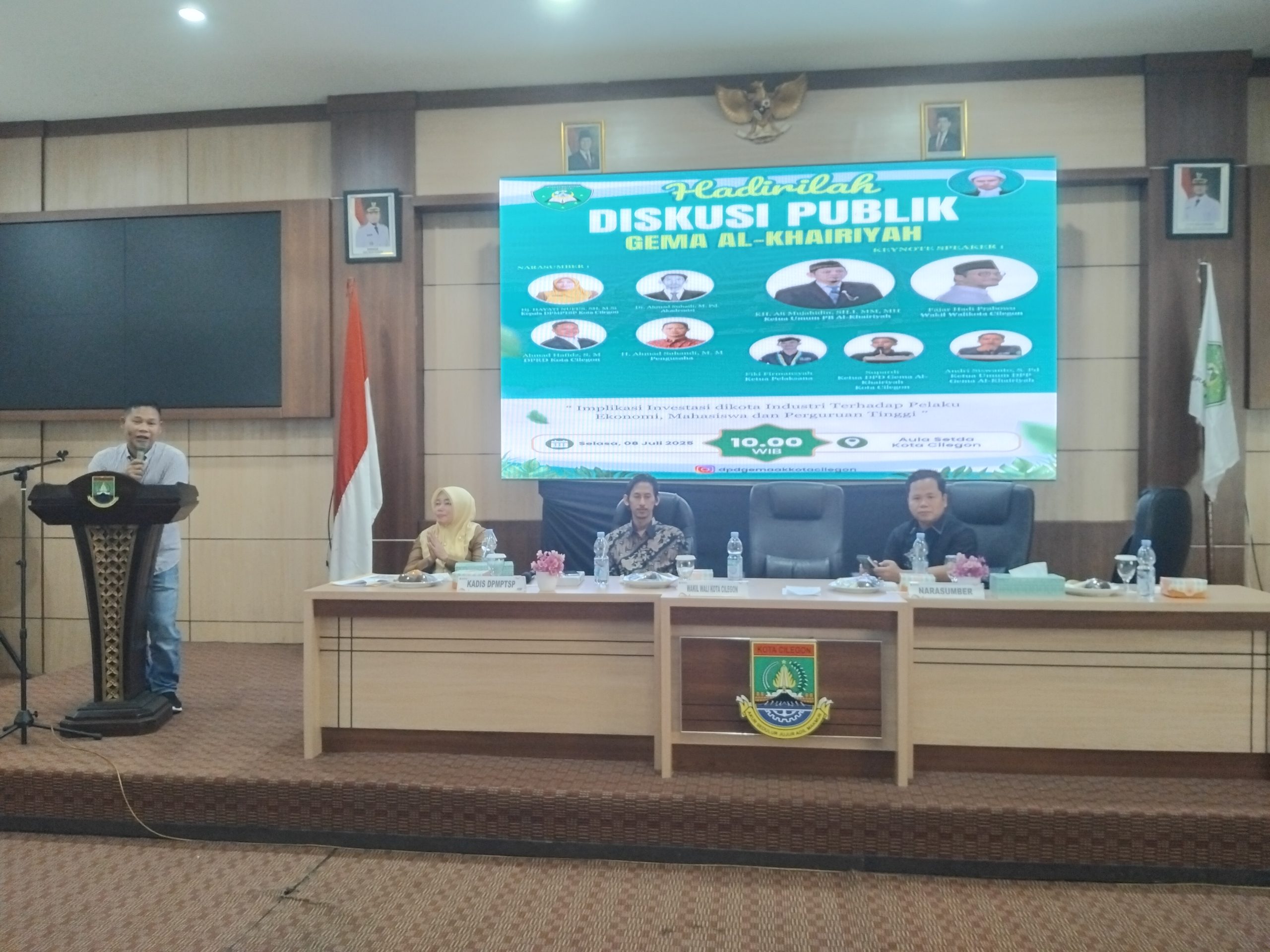 Tokoh Pengusaha Muda Cilegon Ajak Mahasiswa Berpikir Terbuka Terhadap Investasi