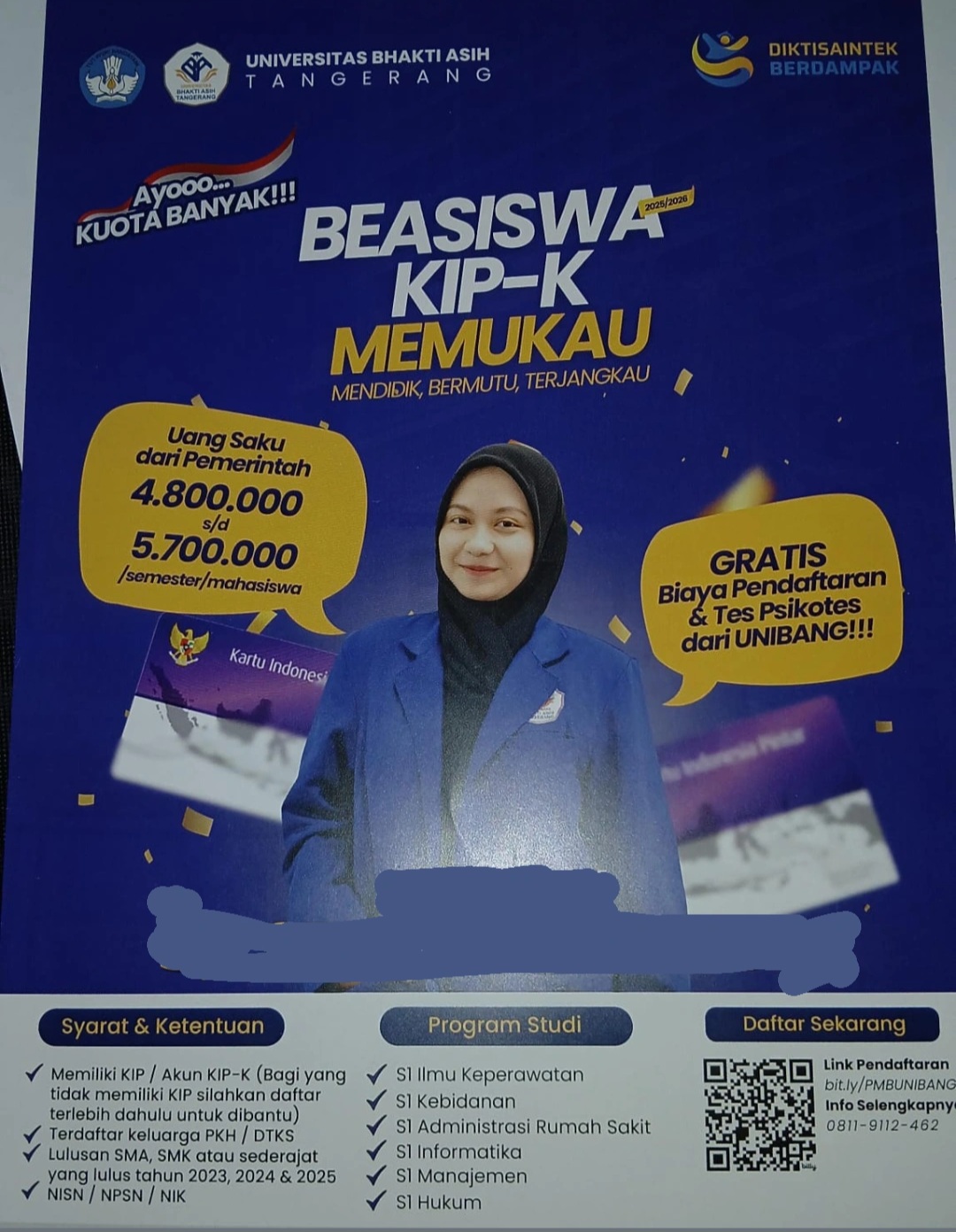 Universitas Bhakti Asih Tangerang Buka Pendaftaran Beasiswa KIP, Bisa Magang ke Luar Negeri