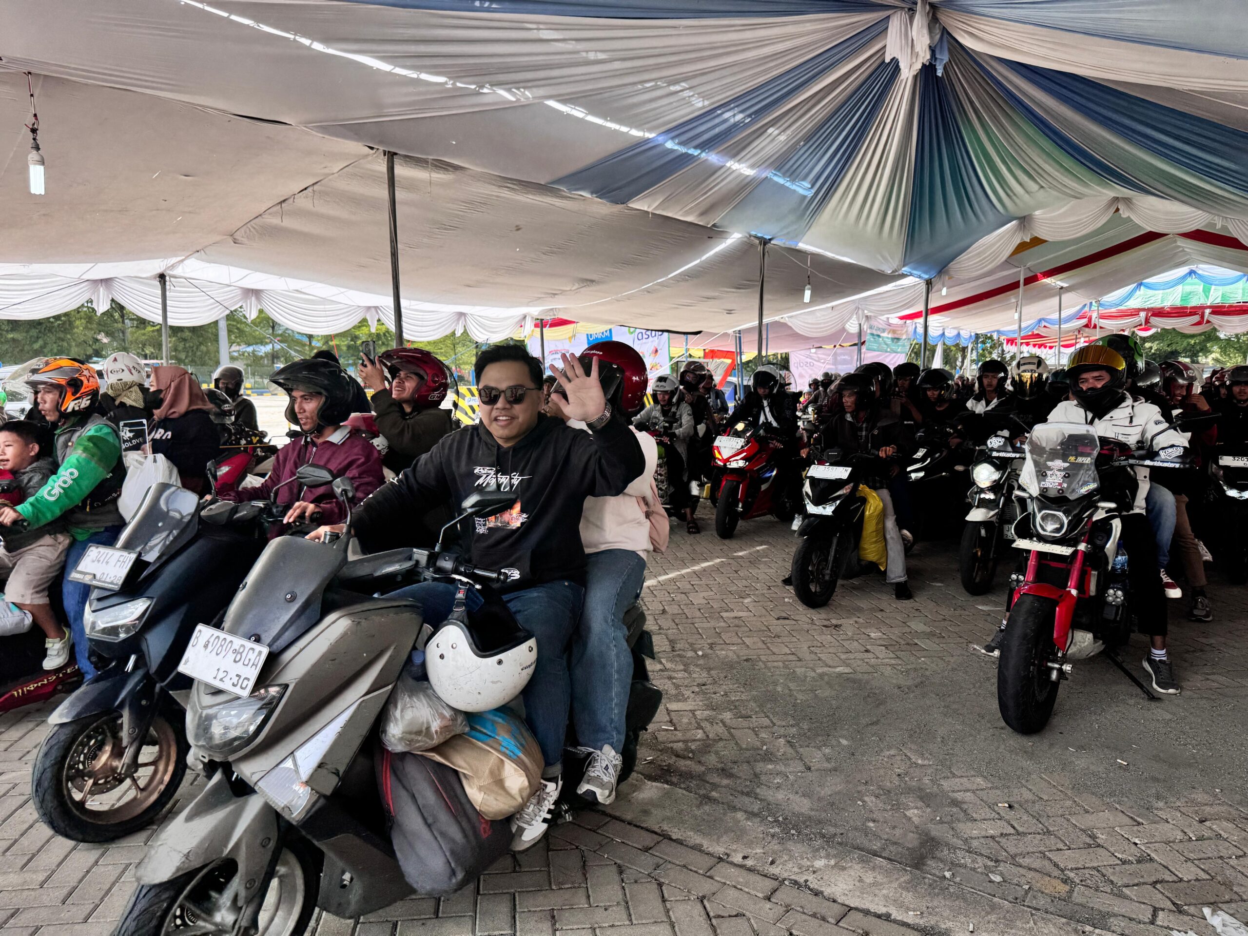 H-5 Nataru, Trafik Sepeda Motor via Ciwandan Alami Peningkatan