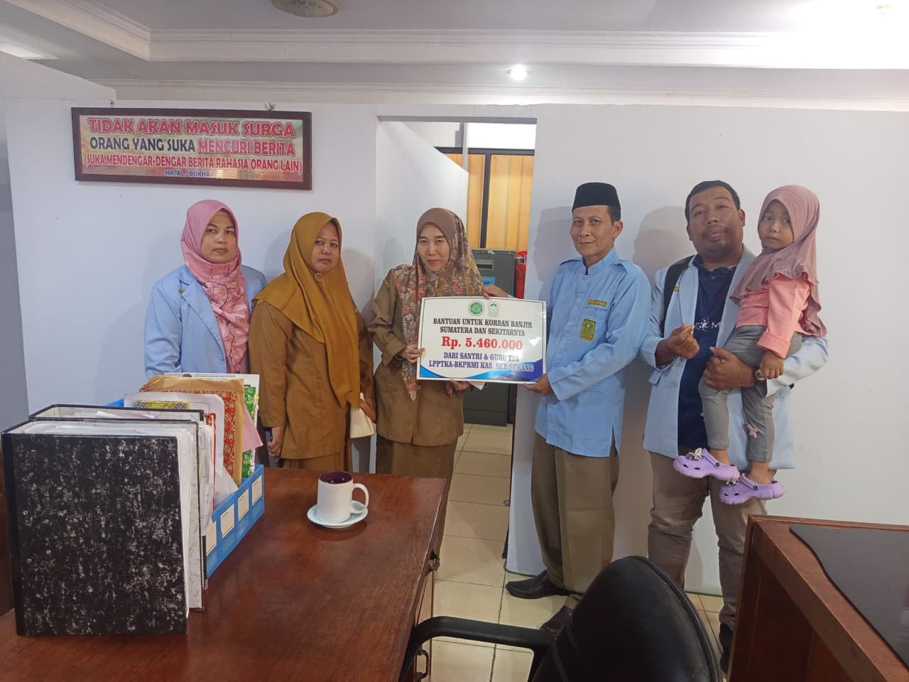 LPPTKA-BKPRMI Kabupaten Serang Salurkan Bantuan Kemanusiaan untuk Korban Banjir Aceh, Sumatera, dan Sekitarnya