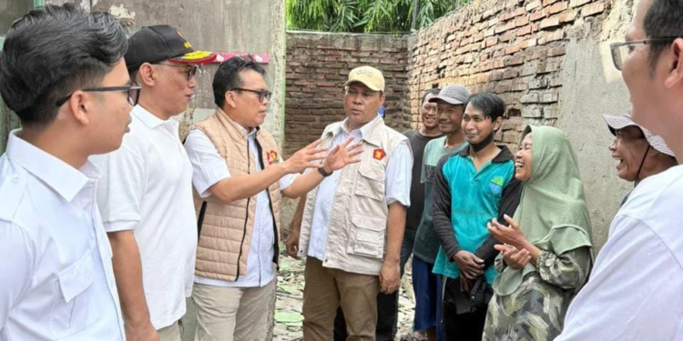Bedah rumah Syafiah, seorang janda warga Lingkungan Seruni, Kelurahan Kedaleman, Kecamatan Cibeber, Kota Cilegon.