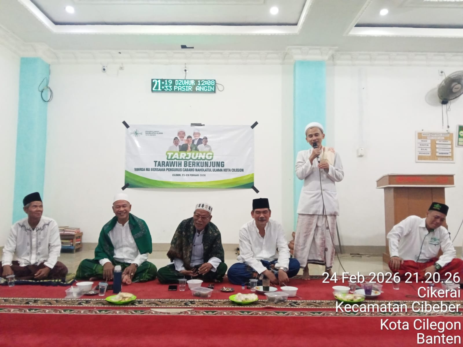 Tarjung PCNU, KH Akrom Latifi Ajak Masyarakat Satukan Gerak untuk Syiar NU di Cilegon