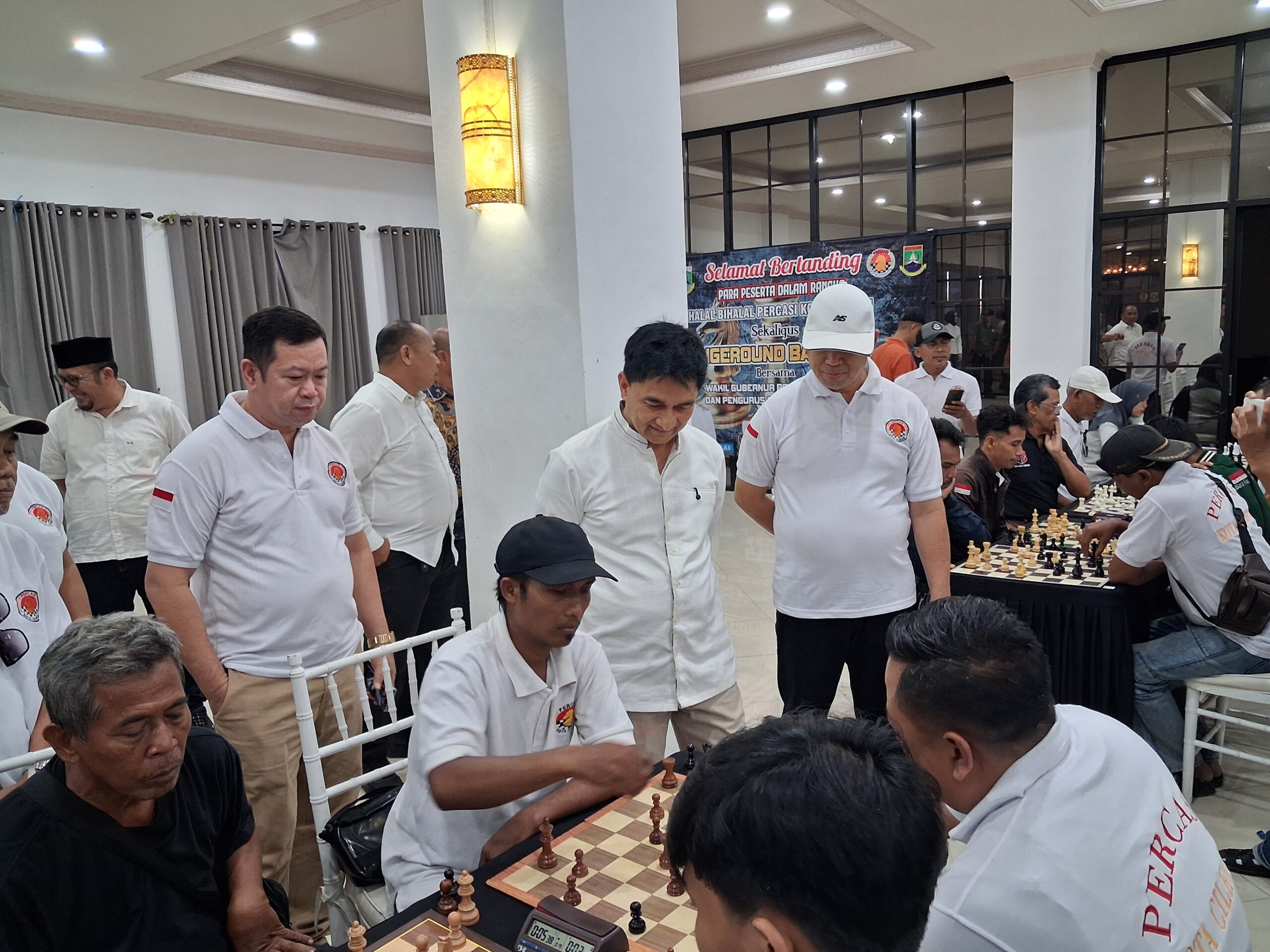 Percasi Kota Cilegon Rajut Kebersamaan dengan Ngerond Catur