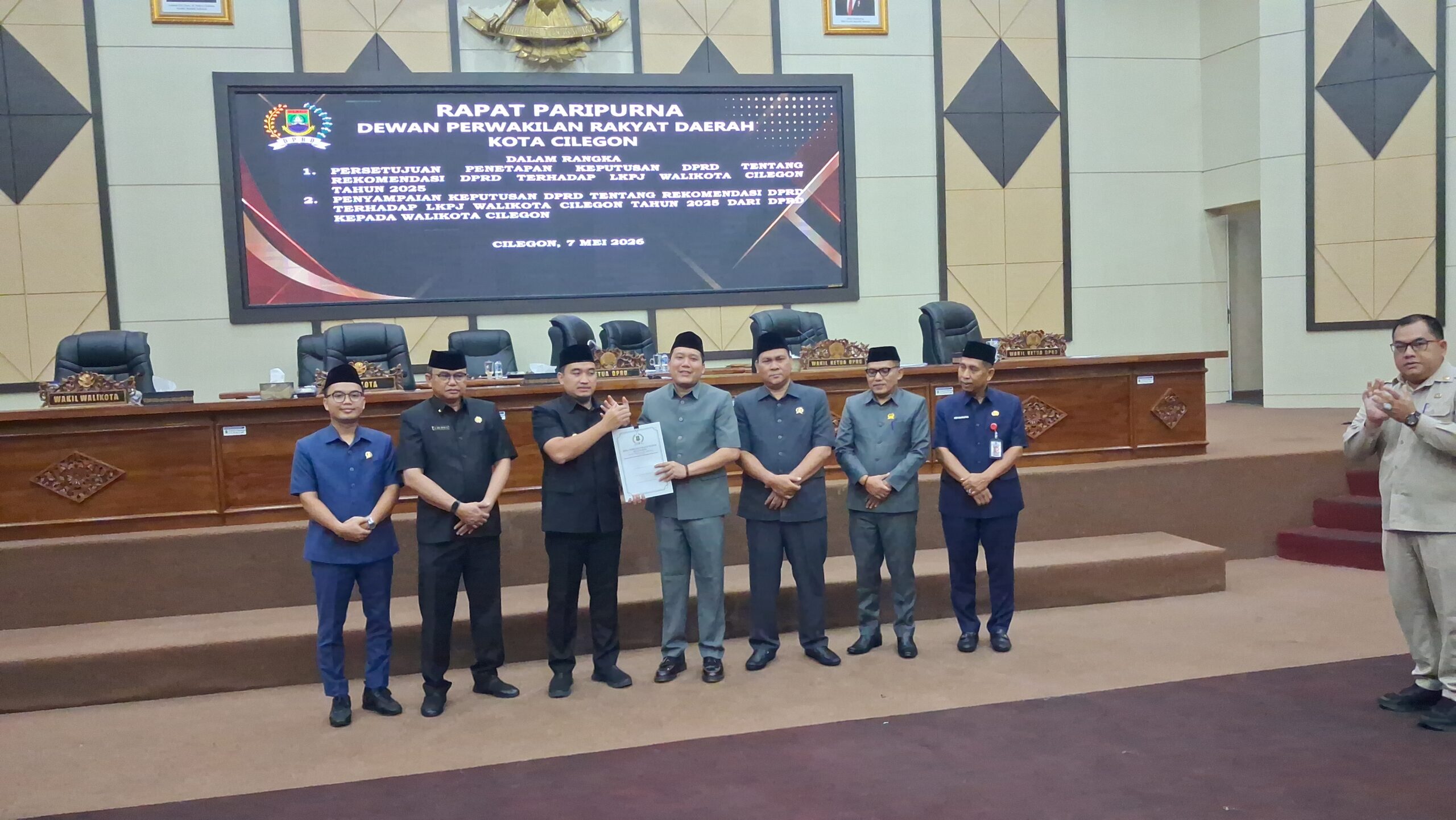 DPRD Kota Cilegon Berikan Catatan Strategis di LKPJ Walikota Tahun 2025