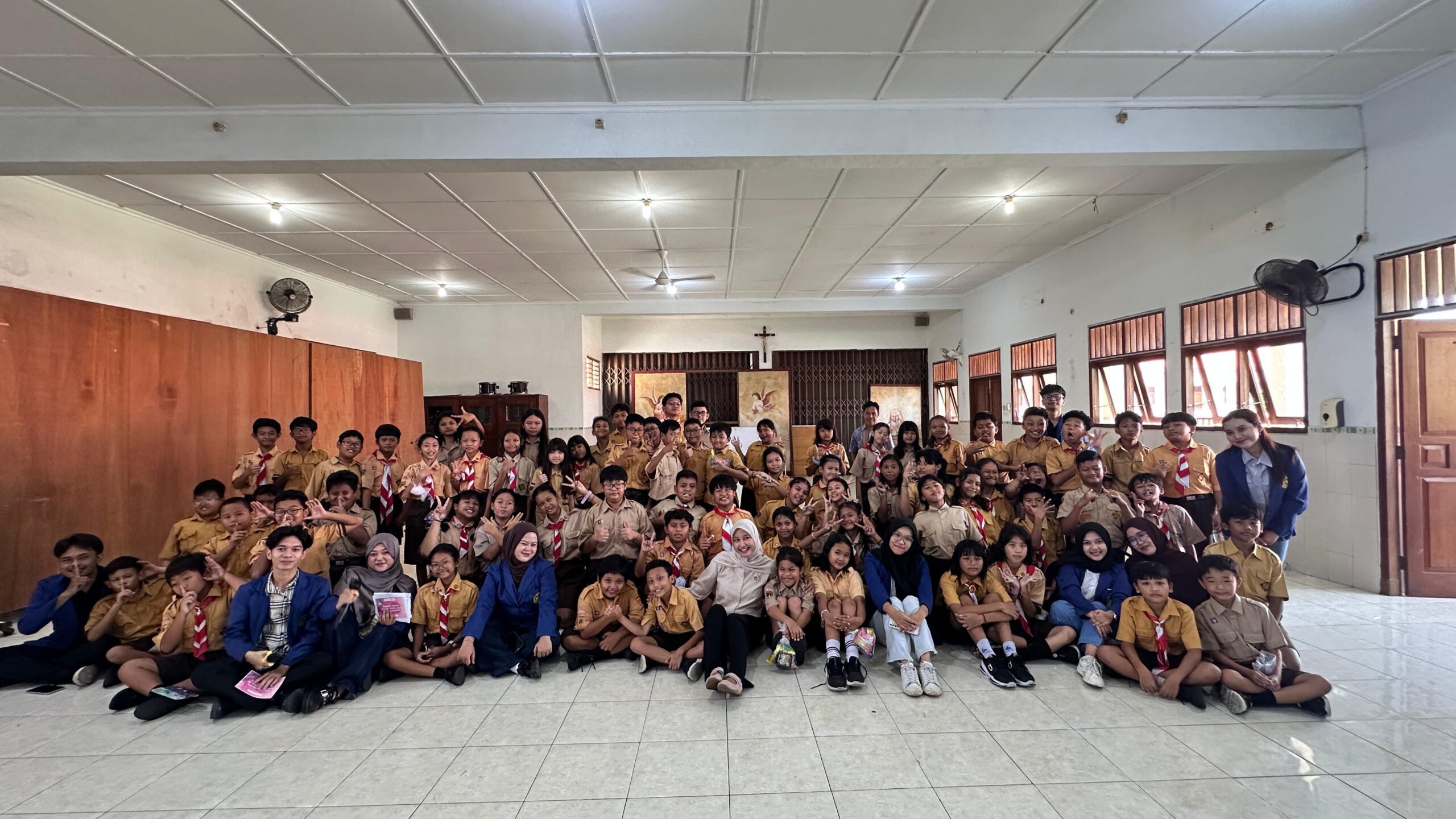 Lewat Kampanye Tubuhku Milikku, Mahasiswa Ilkom USM Edukasi SD Kanisius Tlogosari Kulon tentang Pentingnya Menjaga Diri
