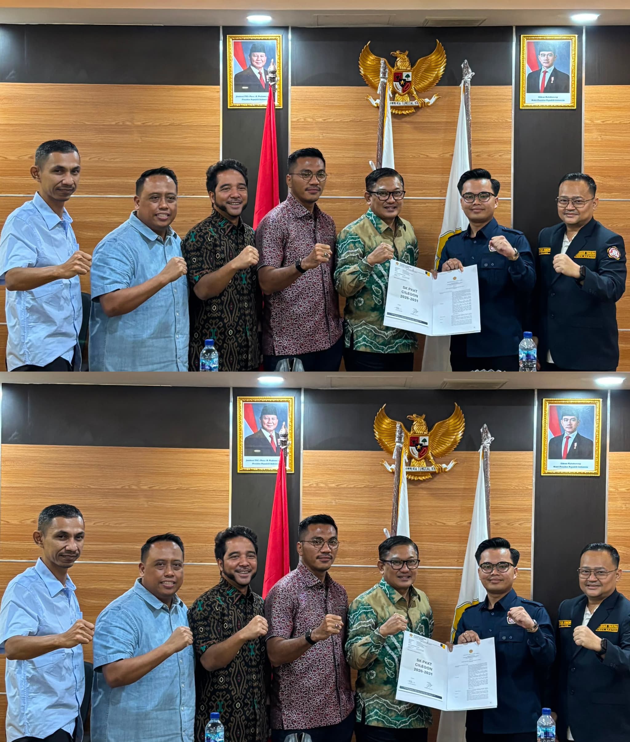 Terima SK Dari PNKT, Kepengurusan Aflahul Aziz Ajak Seluruh Pemuda Cilegon Bersatu