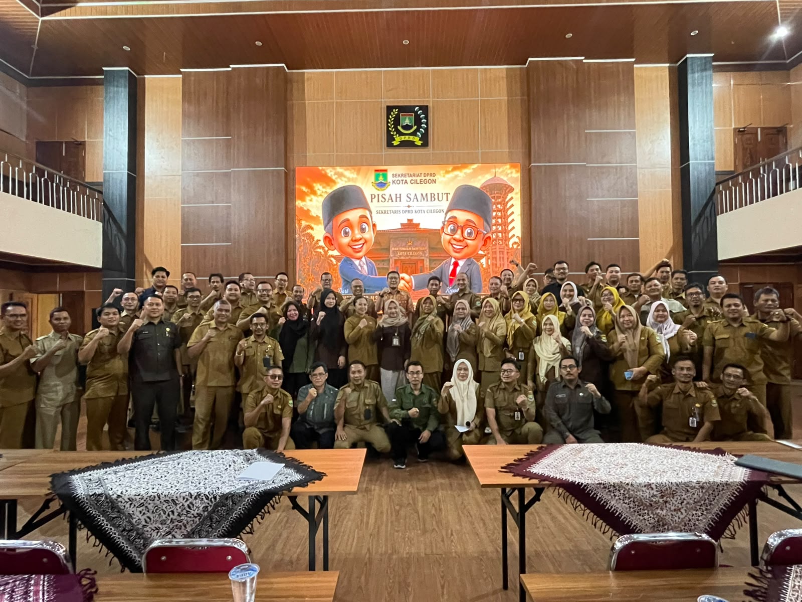 Pisah Sambut Sekwan DPRD Kota Cilegon, Agus Zulkarnain Komitmen Tingkatkan Kualitas Pelayanan