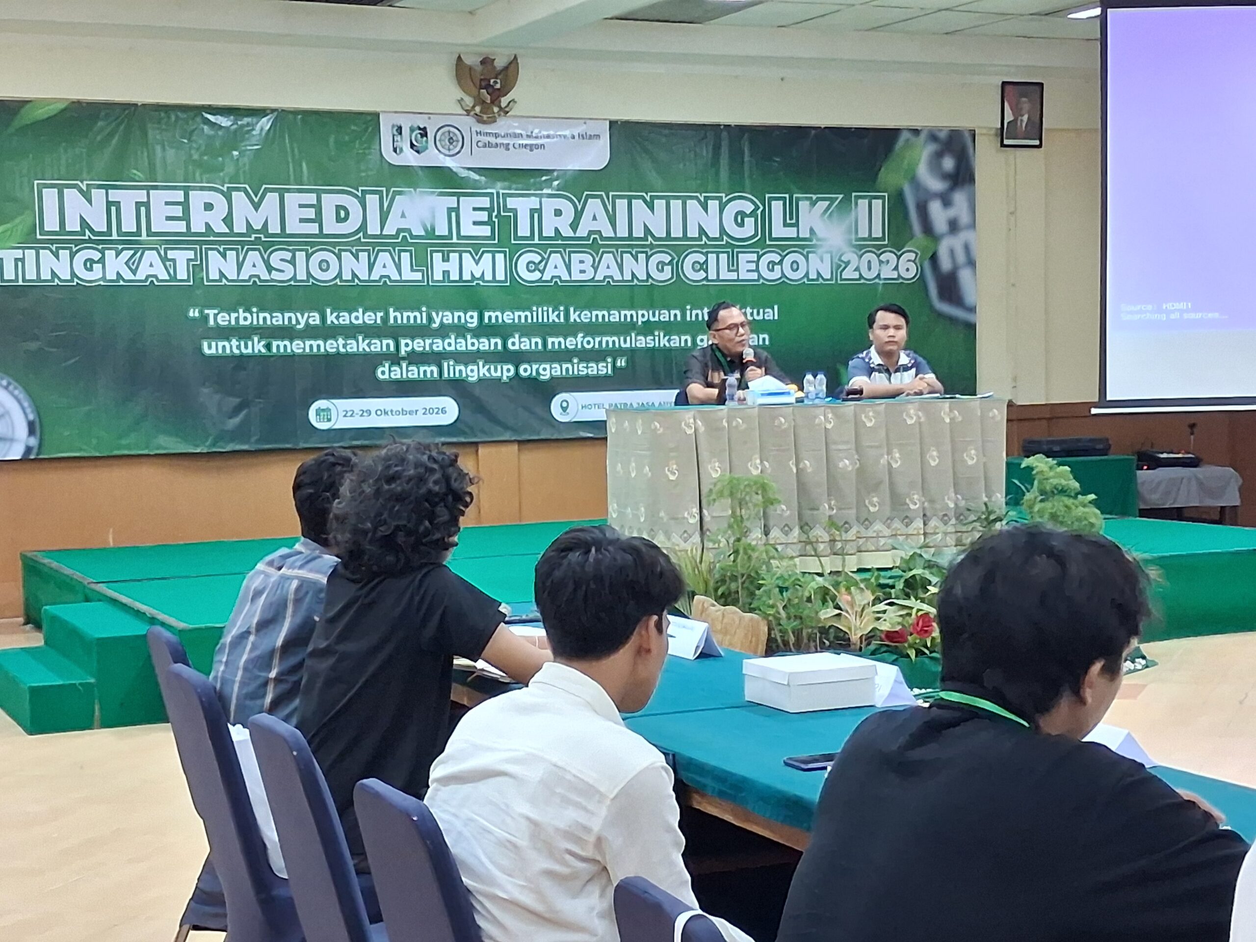Jadi Pemateri LK II, Korpres Kahmi Kota Cilegon Masduki Ajak Kader Kawal Kepentingan Masyarakat